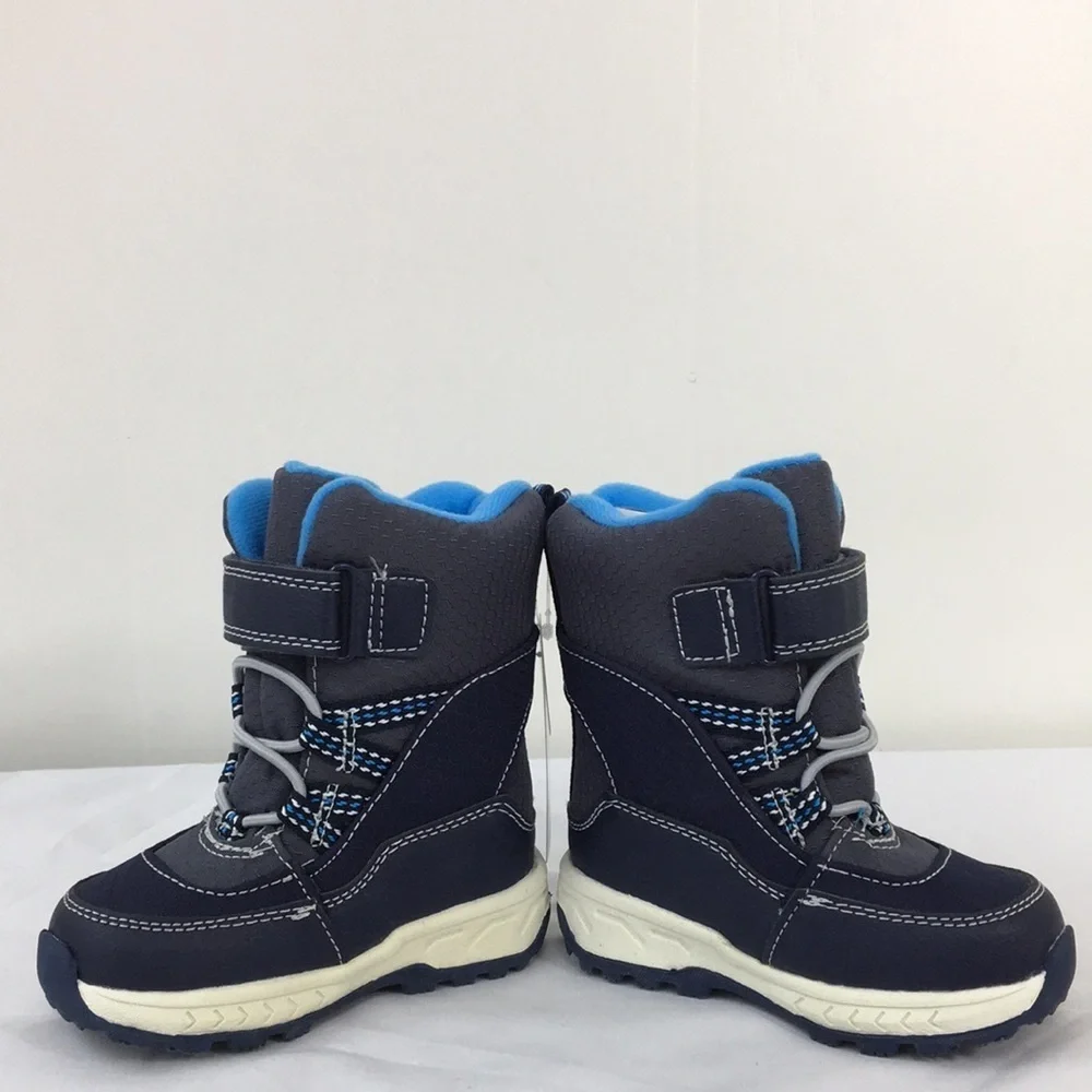 Carters Unisex Uphill Navy Snow Boot Size 5 Brand NEW With Tags